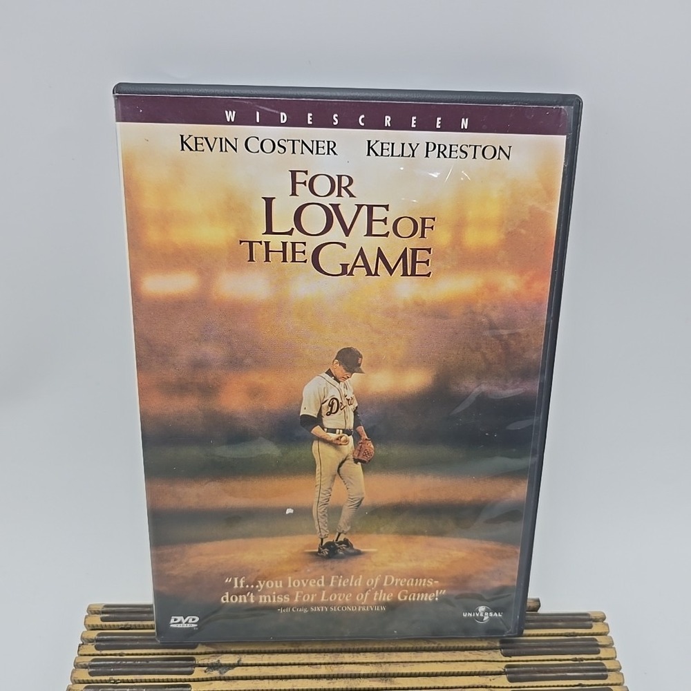 For Love of the Game DVD 1999 Kevin Costner Kelly Preston Widescreen Drama